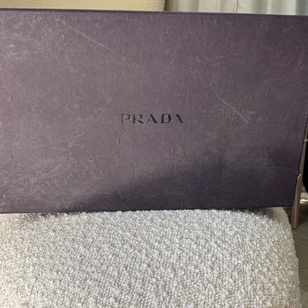 Prada silver metallic thong slide - image 11